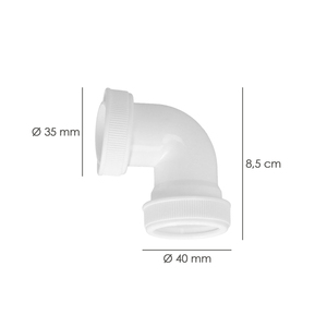 Gomito di scarico M-F 1 1/2 - Product Image 2