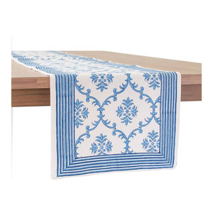 Exportateur indien Meilleure vente Chemin de table 100% coton brodé au design personnalisé avec logo - Product Image 3