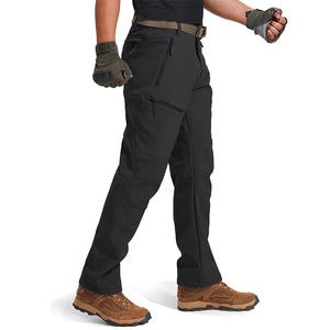 Pantalones Formales de Invierno para Hombre, Impermeables y Transpirables, Ecológicos, 100% Poliéster, Forro Polar, Cierre de Cremallera - Product Image 1