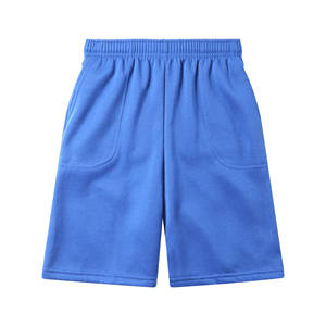 Short Cargo en coton personnalisé Short de gym taille moyenne anti-rides motif solide respirant à séchage rapide - Product Image 1