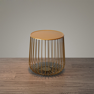 Elegant Design Metal Round <b>Top</b> All Metal of Type <b>Table</b> Usage Office Home Room Restaurant Round Made in India Modern Luxury <b>Wood</b> - Product Image 6