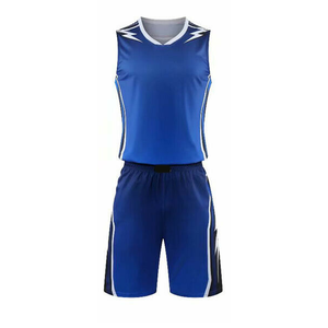 Ensemble d'uniformes de basketball personnalisables, respirants, anti-humidité et à séchage rapide, faible MOQ, grandes tailles, vêtements de sport - Product Image 1