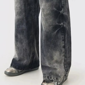 กางเกงลำลองของผู้ชายกางเกงฟอกสีกรดเฮฟวี่เวทของผู้ชายกางเกงลำลองผลิตตามสั่งมาใหม่2025 - Product Image 6