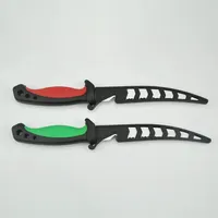 Ensemble de couteaux de cuisine modernes en acier inoxydable de haute qualité, écologiques, avec manche en bois et PP, couteau de chef tranchant, étui inclus, pour le camping