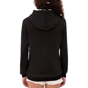 Factory's Fleece Cotton <b>Polyester</b> Hoodies Women's Vintage Oversized <b>Hoodie</b> Winter Sweatshirt Drop Shoulder Long Sleeves - Product Image 2