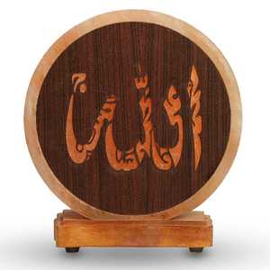 โคมไฟเกลือหิมาลัยสีชมพูชื่ออัลเลาะห์หรูหราสลักด้วยมือเป็นมิตรกับสิ่งแวดล้อมประดับบ้านด้วยอิฐเกลือเทียมสไตล์ธรรมชาติ - Product Image 2