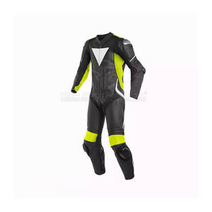 Combinaison en cuir pour moto avec armure approuvée CE pour la protection complète du corps et le confort Combinaison en cuir pour moto professionnelle - Product Image 3