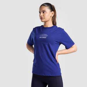 เสื้อยืด GA Unstoppable สีน้ำเงิน ผ้าเจอร์ซีย์คอตตอน 100% ระบายอากาศได้ดีและสวมใส่สบาย - Product Image 3