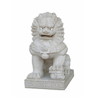 Résine traditionnelle chinoise fengshui décoration ornement pierre orientale couleur lion figurine Pi Xiu foo chien statue artisanat