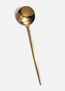 Ensemble de couverts en or mat durable, argenterie de mariage avec couteau à steak, fourchette, cuillère à café, cuillère - Options écologiques - Product Image 3