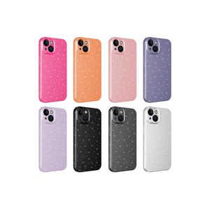 Étui de protection d'appareil photo en silicone anti-traces de doigts de luxe avec paillettes pour iPhone 13 11 Pro 7 Plus, coque arrière souple en TPU, antichoc - Product Image 2