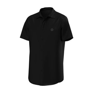 เสื้อปั่นจักรยานผู้ชายแบบเทคนิคอล สีดำ - Product Image 1