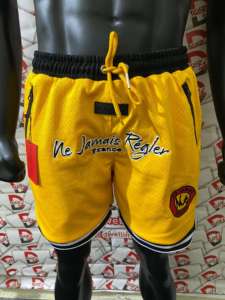 Pantalones Cortos Personalizables para Hombre, Shorts de Gimnasio, Cintura Elástica, Cordón, Malla Transpirable, Secado Rápido, Estilo Vintage, Patrón Liso, Teñido - Product Image 4