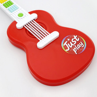 Guitarra de Juguete de Plástico Clásica Rinbow para Niños, Apta para Bebés, Funciona con Pilas, Juguete Musical Educativo para el Aprendizaje Musical de Bebés