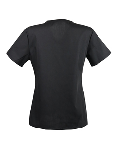 Hospital Uniforms Women <b>Scrub</b> Tops Medical Nursing Custom Short Sleeve Elasticity Needle Detection Seamless Fusing Uniform Sets - Product Image 3