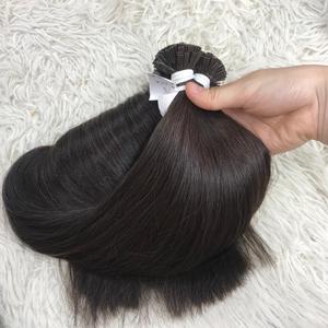 100% Vierge Naturel Droite Pointe Plate Cru Vietnamien Extensions De Cheveux Humains Un Donneur Machine Double Trame Toutes Les Couleurs Dyeable 100g - Product Image 1