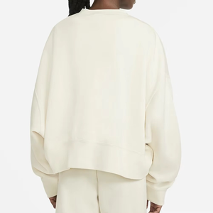 Nueva sudadera lisa de gran tamaño con hombros caídos para mujer, sudadera de lana de peso pesado, sudaderas con capucha con hombros caídos para mujer - Product Image 6