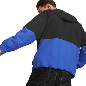 Chaqueta cortavientos de golf para hombre impermeable y transpirable OEM, material ligero personalizado con impresión de logotipo y etiqueta privada - Product Image 5
