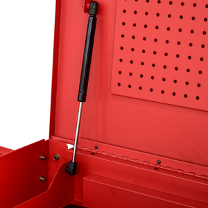 กล่องเครื่องมือแบบกลิ้งโลหะเคลือบผง4ลิ้นชัก84ซม. กล่องเครื่องมือม้วนความจุ320กก. สำหรับคลังสินค้าช่างอุตสาหกรรมโรงรถ ODM/OEM - Product Image 4