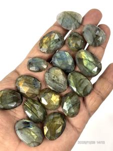 Pierre précieuse naturelle multi-feu, cabochon, forme et taille mélangées, 20 à 30 mm environ, cabochon de pierre précieuse multi-feu - Product Image 6