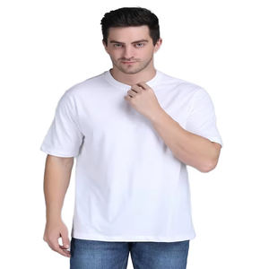 Camiseta con logotipo Vintage de lujo para hombre, 100% de algodón, alta calidad, personalizada, desteñida, piedra de gran tamaño, lavado con ácido, diseño de impresión desgastado - Product Image 1