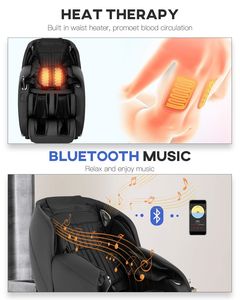 Sillón de Masaje Multifuncional Space Pod, Brazo Mecánico Inteligente 4D, Riel Guía SL, Voz AI, Gravedad Cero, Sillón de Masaje para el Hogar - Product Image 6