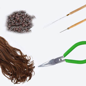 คีมต่อผมแบบซิลิโคน รุ่นไมโครเพิร์ล ปี 2024 ขายส่ง คีมสแตนเลสสำหรับร้านเสริมสวย อุปกรณ์ต่อผม - Product Image 4