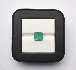 3,05 CTS, Esmeralda natural, esmeralda de Zambia, 9X8mm, corte esmeralda, suministro de piedras preciosas, anillo de Esmeralda, Octágono de Esmeralda - Product Image 1