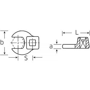 Llaves de Boca Ancha Stahlwille de 3/8 Pulgadas - Product Image 2