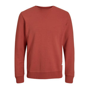 Sweat-shirt en coton personnalisé pour hommes Slim Fit pull à manches longues décontracté hiver pull en polaire à col rond chemise vierge - Product Image 6