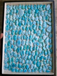 Larimar belleza durmiente Piedra Natural Larimar forma de mezcla lote de piedras preciosas sueltas cabujón fabricación de joyas precio al por mayor Lote - Product Image 6