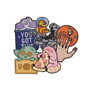 Haute qualité personnalisé coupe en vrac prix de gros fer coudre sur patchs de broderie meilleure vente patchs de broderie pour vêtements - Product Image 4