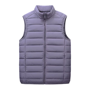 Gilet matelassé léger en toile à capuche pour homme, imperméable, coupe-vent, printemps, automne, hiver, nouvelle marque, logo personnalisé - Product Image 1
