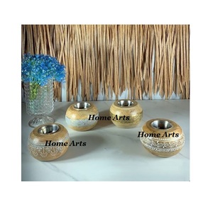 Vente directe d'usine bois Mabkhar nouvelle conception forme ronde arabe Bakhoor Oud brûleur du meilleur exportateur en Inde - Product Image 6