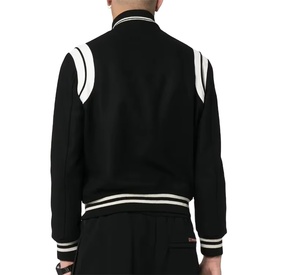 Chaqueta Universitaria Bordada Personalizada de Diseño OEM, Cómoda e Innovadora, para Hombre - Product Image 3