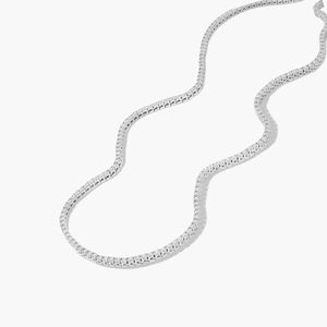 Moissanite de corte redondo de 20 pulgadas, cadena de tenis de oro/plata de 10K, collar ostentoso helado, estilo Hip Hop, regalo de joyería Unisex para mujer - Product Image 5