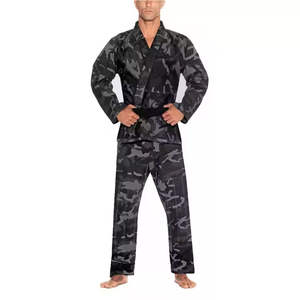 Kimono de Jiu Jitsu Unisex, Corte Clásico, Gi de Entrenamiento Resistente, Transpirable, Ligero, de Secado Rápido, Tejido de Algodón, Prenda Frontal Teñida - Product Image 1