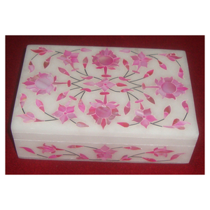 Indian White Markrana Marble Handmade <b>Mother</b> Of Pearl Sea Shell Work Best B <b>Day</b> Gifts And Marriage Anniversary <b>Boxes</b> - Product Image 1