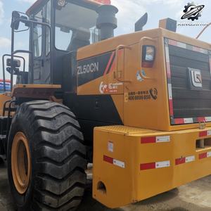 Chargeuse sur pneus LIUGONG50 d'occasion, 16 tonnes, godet de 3 m³, marque chinoise d'origine, 95% neuve, construction, faible nombre d'heures, certifiée CE, d'occasion - Product Image 6