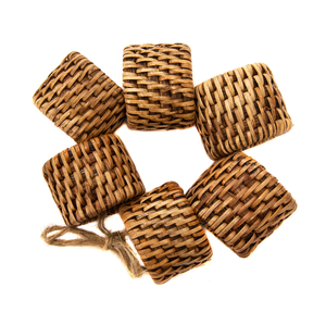 Napkin Ring Hot Selling Sale Gifts Rattan Napkin Ring <b>for</b> Party <b>Wedding</b> Supplies Dinner Table <b>for</b> Kitchen and Home Use - Product Image 3