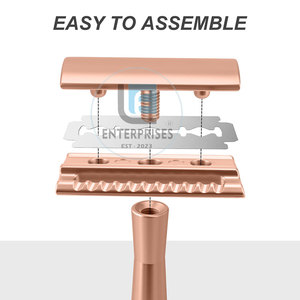 Top Selling New Style Stainless Steel Safety <b>Razors</b> High Quality Reusable Grooming <b>Razors</b> - Product Image 3
