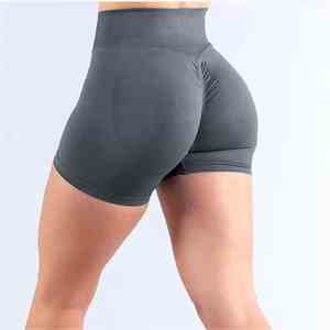 "กางเกงขาสั้นสำหรับผู้หญิงแบบไร้รอยต่อสำหรับออกกำลังกายเล่นฟิตเนสยืดได้4ทาง OEM ODM ขายส่ง" - Product Image 3