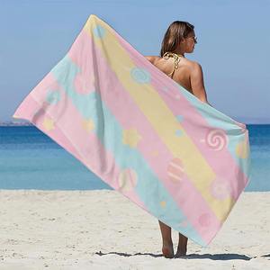 Beach <b>Towel</b> Oversized Floral Tropical Cotton Summer Compressed Super Absorbent Sand Free Thick Quick-Dry Disposable - Product Image 1