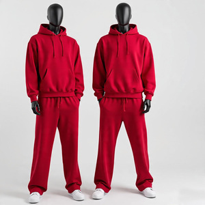 Conjunto Deportivo de Dos Piezas al por Mayor, Chándal Liso con Diseño Personalizado y Logotipo, Trajes Deportivos para Hombre, Pantalones Deportivos y Sudaderas con Capucha - Product Image 3