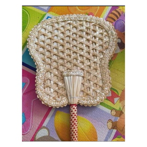 Rustic Seagrass Hand <b>Fan</b> Handmade <b>Wall</b> <b>Decor</b> for Hotels & Resorts - Product Image 4