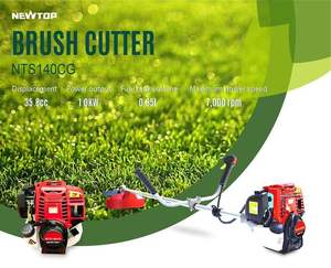 Coupeur et sangles ventilés à cadre en acier solide débroussailleuse à tube flexible GX35 coupe-herbe à essence 4 temps - Product Image 4