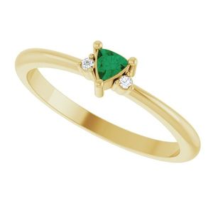 Anillo Stuller con Acentos en Oro de 14K y Rodio 72435:219P con Circonita como Piedra Principal para Compromiso, Boda o Regalo - Product Image 5