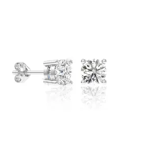 2023 Fashion Moissanite Diamond Fine Jewelry Stud Earring for Women Casual use Earring Available at Affordable Price