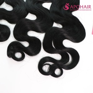 Extensión de cabello sin procesar de alta calidad vietnamita Cabello ondulado de cuerpo de agua negra Tejido Jerry Curl Estilo afro PU Venta al por mayor Cinta 4C - Product Image 5