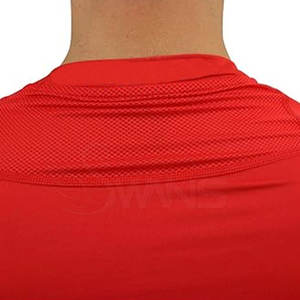 Camisas de compresión de fibra de algodón/Bambú de secado rápido para hombres para entrenamiento de gimnasia manga larga 220g patrón sólido servicio OEM disponible - Product Image 5